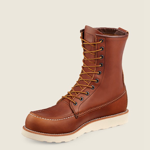 Red Wing Work Boots Traction Tred - 8-Inch Soft Toe - Brune - Herre 2740-GAPRL